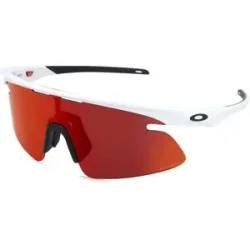 Luxottica Fashion Brillen Vertriebs GmbH Oakley OO9527D RSLV LITE Unisex-Sonnenbrille Halbrand Eckig Kunststoff-Gestell, Weiß