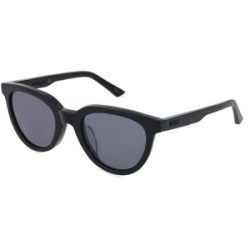 Kering Eyewear Spa Puma PJ 0073 S Kinder-Sonnenbrille Vollrand Panto Acetat-Gestell, Schwarz