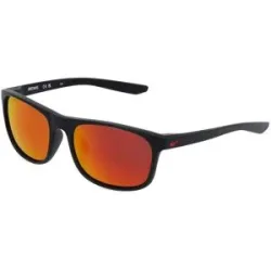 Marchon Germany GmbH Nike ENDURE M FJ2198 Unisex-Sonnenbrille Vollrand Quadratisch Kunststoff-Gestell, Schwarz
