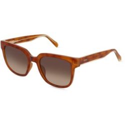 Safilo GmbH Fossil FOS 3177/G/S Damen-Sonnenbrille Vollrand Quadratisch Kunststoff-Gestell, Havanna