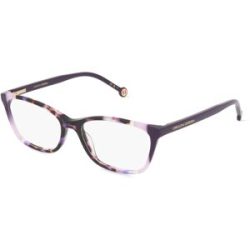 Safilo GmbH Carolina Herrera 0124 Damen-Brille inkl. Gläser Vollrand Quadratisch Acetat-Gestell 54/16/145, Pink