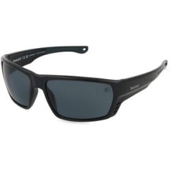 Marcolin Deutschland GmbH Timberland TB00002 Herren-Sonnenbrille Vollrand Quadratisch Kunststoff-Gestell, Schwarz