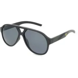 Luxottica Fashion Brillen Vertriebs GmbH Scuderia Ferrari FZ6014U Unisex-Sonnenbrille Vollrand Pilot Kunststoff-Gestell, Schwarz