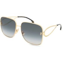 Safilo GmbH Etro 0070/S Damen-Sonnenbrille Vollrand Quadratisch Metall-Gestell, Gold