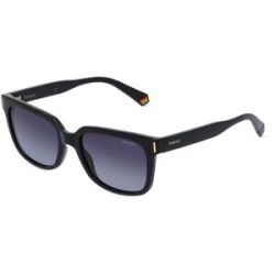 Safilo GmbH Polaroid PLD 6191/S Unisex-Sonnenbrille Vollrand Quadratisch Kunststoff-Gestell, Schwarz