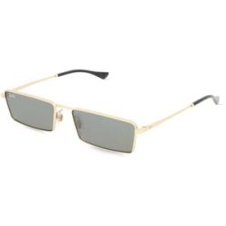 Luxottica Fashion Brillen Vertriebs GmbH Ray-Ban RB3741 Unisex-Sonnenbrille Vollrand Quadratisch Metall-Gestell, Gold