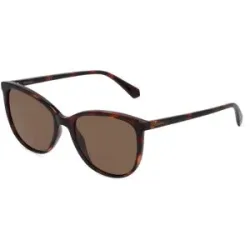 Safilo GmbH Polaroid PLD 4138/S Damen-Sonnenbrille Vollrand Butterfly Kunststoff-Gestell, Havanna
