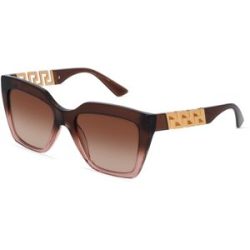 Luxottica Fashion Brillen Vertriebs GmbH Versace VE4418 Damen-Sonnenbrille Vollrand Quadratisch Acetat-Gestell, Braun
