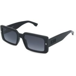 Safilo GmbH Dsquared2 ICON 0029/S Herren-Sonnenbrille Vollrand Eckig Kunststoff-Gestell, Schwarz
