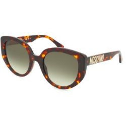 Safilo GmbH Moschino 207217 Damen-Sonnenbrille Vollrand Cat Eye Acetat-Gestell, Havanna