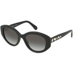 Luxottica Fashion Brillen Vertriebs GmbH Swarovski SK6005 Damen-Sonnenbrille Vollrand Quadratisch Acetat-Gestell, Schwarz