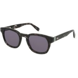 Marchon Germany GmbH Lacoste L6015S Unisex-Sonnenbrille Vollrand Quadratisch Kunststoff-Gestell, Grau
