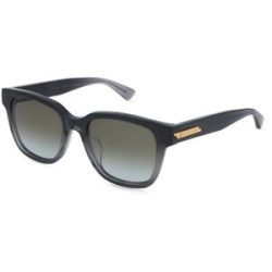 Kering Eyewear Spa Bottega Veneta BV1461SK Herren-Sonnenbrille Vollrand Eckig Acetat-Gestell, Grau