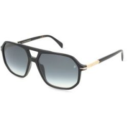 Safilo GmbH David Beckham DB 1172/S Herren-Sonnenbrille Vollrand Pilot Acetat-Gestell, Schwarz