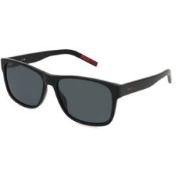 Safilo SpA Hugo HG 1260/S Herren-Sonnenbrille Vollrand Quadratisch Acetat-Gestell, Schwarz