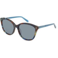 Safilo GmbH Fossil 207354 Damen-Sonnenbrille Vollrand Cat Eye Acetat-Gestell, Havanna