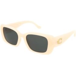 Luxottica Fashion Brillen Vertriebs GmbH Coach 0HC8435U CBY82 Damen-Sonnenbrille Vollrand Quadratisch Kunststoff-Gestell, Blau