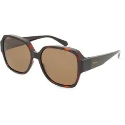 Safilo GmbH Polaroid PLD 9021/S Fitover Unisex-Sonnenbrille Vollrand Quadratisch Kunststoff-Gestell, Havanna