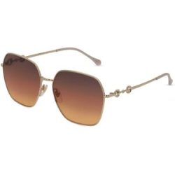 Kering Eyewear Spa Gucci GG0882SA Unisex-Sonnenbrille Vollrand Geometrisch Metall-Gestell, Gold