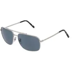 Luxottica Fashion Brillen Vertriebs GmbH Ray-Ban RB3796 Unisex-Sonnenbrille Vollrand Quadratisch Metall-Gestell, Silber