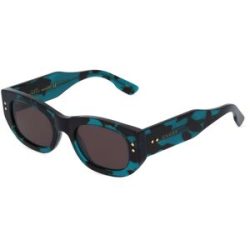 Kering Eyewear Spa Gucci GG1215S Damen-Sonnenbrille Vollrand Quadratisch Kunststoff-Gestell, Havanna