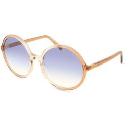 Luxottica Fashion Brillen Vertriebs GmbH Miu Miu 0MU B02S Damen-Sonnenbrille Vollrand Rund Acetat-Gestell, Braun
