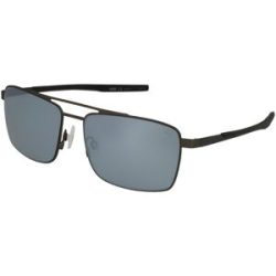 Kering Eyewear Spa Puma PU0222S Unisex-Sonnenbrille Vollrand Quadratisch Metall-Gestell, Schwarz