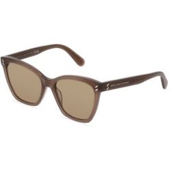 Thélios Stella McCartney SC40035I Damen-Sonnenbrille Vollrand Butterfly Acetat-Gestell, Grau