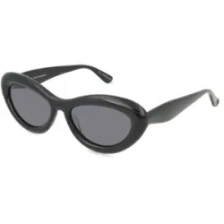 Wenzhou Lanson International Co., Ltd. Fielmann LN 083 SUN FA ALBA Damen-Sonnenbrille Vollrand Cat Eye Acetat Extrudiert-Gestell, Schwarz