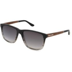 Masterdis Woodfellas 11716 FOCUS Herren-Sonnenbrille Vollrand Quadratisch Acetat-Gestell, Schwarz