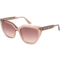 Marchon Germany GmbH Calvin Klein CK24535S Unisex-Sonnenbrille Vollrand Butterfly Acetat-Gestell, Beige