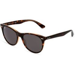 Luxottica Fashion Brillen Vertriebs GmbH Ray-Ban RB 2185 WAYFARER II Unisex-Sonnenbrille Vollrand Butterfly Acetat-Gestell, Havanna