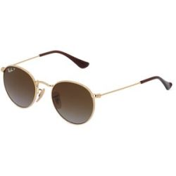 Luxottica Fashion Brillen Vertriebs GmbH Ray-Ban Junior RJ9547S Kinder-Sonnenbrille Vollrand Rund Metall-Gestell, Gold