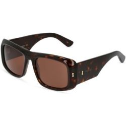 Kering Eyewear Spa Gucci GG1080S Herren-Sonnenbrille Vollrand Quadratisch Kunststoff-Gestell, Havanna