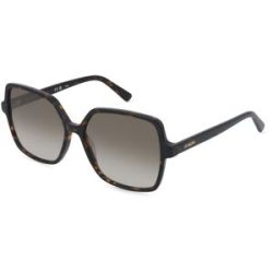 Safilo GmbH Love Moschino MOL102/S Damen-Sonnenbrille Vollrand Quadratisch Acetat-Gestell, Havanna