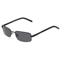 Wenzhou Bada Optical Co. , LTD Fielmann BD 502 SUN FLEX CL Herren-Sonnenbrille Vollrand Quadratisch Metall-Gestell, Schwarz