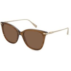 Marchon Germany GmbH Longchamp LO757S Unisex-Sonnenbrille Vollrand Quadratisch Acetat-Gestell, Braun