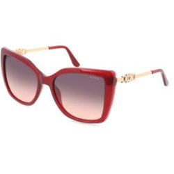 Marcolin Deutschland GmbH Guess GU00266 Damen-Sonnenbrille Vollrand Quadratisch Kunststoff-Gestell, Rot