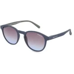 Marcolin Deutschland GmbH Gant GANT GA7234 Unisex-Sonnenbrille Vollrand Quadratisch Acetat-Gestell, Blau