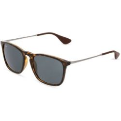 Luxottica Fashion Brillen Vertriebs GmbH Ray-Ban RB 4187 CHRIS Herren-Sonnenbrille Vollrand Quadratisch Kunststoff-Gestell, Havanna