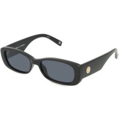 Tree Distribution GmbH Le Specs UNREAL! Unisex-Sonnenbrille Vollrand Quadratisch Kunststoff-Gestell, Schwarz
