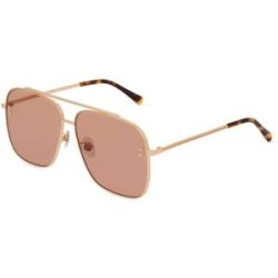 Thélios Stella McCartney SC40051U Unisex-Sonnenbrille Vollrand Pilot Metall-Gestell, Gold
