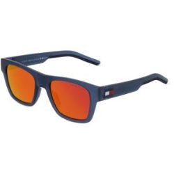 Safilo GmbH Tommy Hilfiger Eyewear TH 1975/S Herren-Sonnenbrille Vollrand Quadratisch Kunststoff-Gestell, Blau