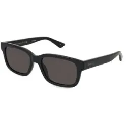 Kering Eyewear Spa Gucci GG1583S Unisex-Sonnenbrille Vollrand Quadratisch Kunststoff-Gestell, Schwarz