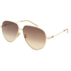 Thélios GIVENCHY GV40092U SPEED Damen-Sonnenbrille Vollrand Pilot Metall-Gestell, Gelb