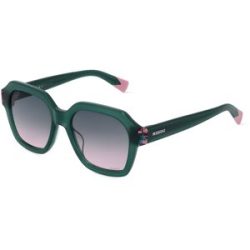 Safilo GmbH Missoni 0130/G/S Damen-Sonnenbrille Vollrand Geometrisch Acetat-Gestell, Grün