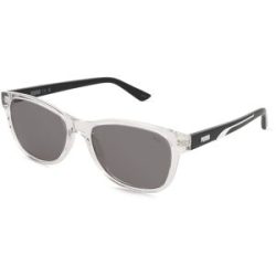 Kering Eyewear Spa Puma PU0468S Unisex-Sonnenbrille Vollrand Rund Acetat Spritzguss-Gestell, Transparent