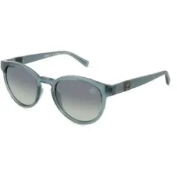 Marcolin Deutschland GmbH Timberland TB9323 Herren-Sonnenbrille Vollrand Rund Acetat Spritzguss-Gestell, Blau