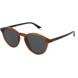 Safilo GmbH Polaroid PLD 4153/S Herren-Sonnenbrille Vollrand Panto Kunststoff-Gestell, Braun