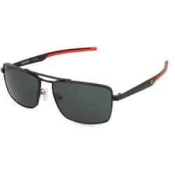 Luxottica Fashion Brillen Vertriebs GmbH Scuderia Ferrari 0FZ5001 Herren-Sonnenbrille Vollrand Quadratisch Metall-Gestell, Schwarz